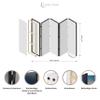 LUMASOUL Double-Sided Printed Room Divider Screen, 225 x 172 cm, Bird view 3