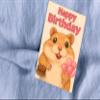 WBdesignz Birthday Card with Envelope – Pink Hamster and Balloon Design – Sweet Birthday Greeting Card with Cake, Pink Balloons and Hearts for Friends, Colleagues and Family (A6) view 3