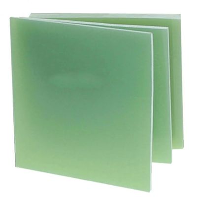 G10 FR4 Fiberglass Epoxy Sheet, Light Green, 3240, 2 mm, 400 x 400 mm, 1 Piece