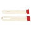 MechKit 1 Pair Weightlifting Wrist Straps, Soft Polyester, Anti-Slip, White view 3