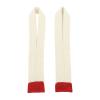 MechKit 1 Pair Weightlifting Wrist Straps, Soft Polyester, Anti-Slip, White view 4