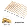 2/5/10-Piece Solid Brass Rods, 150–500 mm Long, 2–8 mm Diameter (4 × 300 mm, 2 pcs) view 2