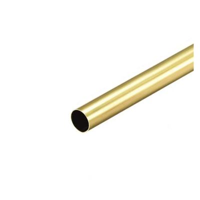 2-Pack Hollow Straight Brass Round Tubes, OD 9–12.5 mm, Lengths 300 mm and 500 mm (300 mm, OD 12 x ID 11 mm)