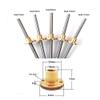 MRVAKDYDI Lead Screw with Brass Nut, T10 Threaded Rod for 3D Printers, Stainless Steel, 212 mm Pitch, 150550 mm, with Brass Nut (Lead 12 mm, 350 mm) view 2