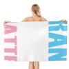 Transgender Lives Matter LGBT Pride Microfiber Beach Towel, Extra Large (XL), Quick-Dry, Sand-Resistant view 2