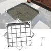CHZDPP Adjustable Square Septic Tank Manhole Cover with Hook, 38 x 40 x 2 in view 1