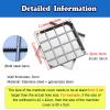 CHZDPP Adjustable Square Septic Tank Manhole Cover with Hook, 38 x 40 x 2 in view 3