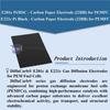 Gas Diffusion Electrodes for PEM Fuel Cells, Customizable SGL DiffuCarb Series, 22BB Carbon Paper (E221C, 4.0 mg/cm², 10 x 10 cm) view 2