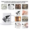 LAYEHDF Novelty Tea or Coffee Mug, Audiocassette Rock 'n' Roll Wings Sickers, 11 oz/320 ml view 3