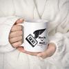 LAYEHDF Novelty Tea or Coffee Mug, Audiocassette Rock 'n' Roll Wings Sickers, 11 oz/320 ml view 4