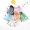 100 Organza Gift Bags for Filling, Jewelry Pouches, Tulle Bags, Wedding Gift Bags (11,13 x 18 cm) view 4