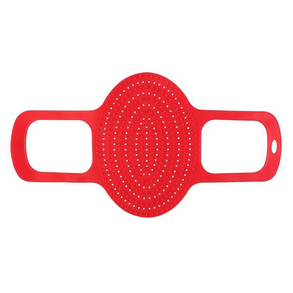 Kivivaka Silicone Air Fryer Liner and Turkey Sling Lifter for Ovens and Pressure Cookers, Heat-Resistant, Red