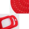 Kivivaka Silicone Air Fryer Liner and Turkey Sling Lifter for Ovens and Pressure Cookers, Heat-Resistant, Red view 2