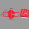 Kivivaka Silicone Air Fryer Liner and Turkey Sling Lifter for Ovens and Pressure Cookers, Heat-Resistant, Red view 3