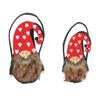 Ljmyy 2-Pack Christmas Basket with Handle, Funny Beard Storage Bag view 1