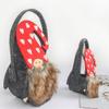 Ljmyy 2-Pack Christmas Basket with Handle, Funny Beard Storage Bag view 2