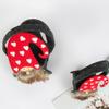 Ljmyy 2-Pack Christmas Basket with Handle, Funny Beard Storage Bag view 4