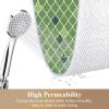 Non-Slip Loofah Shower Mat, Soft Quick-Dry Bath Mat with Drainage Holes, Green-Blue, 80 x 120 cm view 4