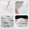 White PVC Tarpaulin 2.5 x 16 m, Waterproof Truck Cover with Grommets view 3
