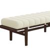 Bench Cushion 50 x 155 cm with Non-Slip Bottom and Zipper view 1