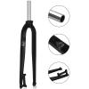 FKXSXAZ Mountain Bike Rigid Fork, 26"/27.5"/29", Aluminum Alloy, 1-1/8" Straight Steerer, Disc Brake, 9 x 100 mm Quick Release, Black, 27.5" view 4