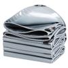 PVC Tarp 1.5 x 10.5 m, Waterproof Truck Cover with Grommets, Gray view 1