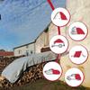 PVC Tarp 1.5 x 10.5 m, Waterproof Truck Cover with Grommets, Gray view 4