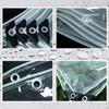 PVC Tarp 1.5 x 10.5 m, Waterproof Truck Cover with Grommets, Transparent view 2