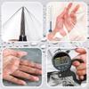 PVC Tarp 1.5 x 10.5 m, Waterproof Truck Cover with Grommets, Transparent view 3