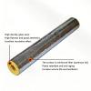 Self-Adhesive Pipe Insulation, High-Temperature-Resistant Fireproof Rock Wool/Glass Wool, 1 m × 5 (43 mm ID) view 2