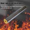Self-Adhesive Pipe Insulation, High-Temperature-Resistant Fireproof Rock Wool/Glass Wool, 1 m × 5 (43 mm ID) view 3