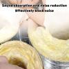 Self-Adhesive Pipe Insulation, High-Temperature-Resistant Fireproof Rock Wool/Glass Wool, 1 m × 5 (43 mm ID) view 4