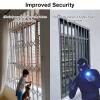 ZJKXJH Foldable Aluminum Alloy Security Grille, 76×91/81×111/86×132/91×152 cm, Window Security Grille with Lock and Key (30×50 in/76.20×127.00 cm) view 2