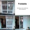 ZJKXJH Foldable Aluminum Alloy Security Grille, 76×91/81×111/86×132/91×152 cm, Window Security Grille with Lock and Key (30×50 in/76.20×127.00 cm) view 3