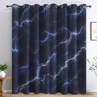 Blitz Blackout Curtains for Living Room and Bedroom, Thermal Curtains, 2-Piece Set, H200 x W140 cm