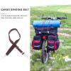 4-Pack Red Elastic Luggage Straps with Metal Hooks view 3