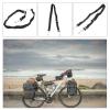 4-Pack Red Elastic Luggage Straps with Metal Hooks view 4