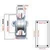 Heavy-Duty 304 Stainless Steel Rollers for Sliding Doors and Tracks, 2-Pack view 4