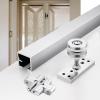 Vibeo Sliding Door Hardware, 3-Panel Folding Door Track System, No Floor Track, 61 in/155 cm view 1
