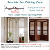 Vibeo Sliding Door Hardware, 3-Panel Folding Door Track System, No Floor Track, 61 in/155 cm view 2