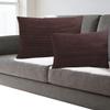 SWJ-swjssb Stretch Corduroy Pillow Covers, 2-Piece Set, Zippered, Coffee, 70 x 90 cm view 1