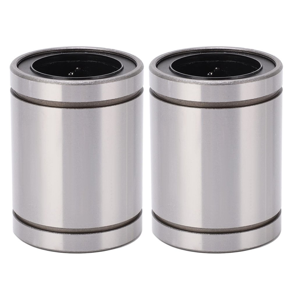 LM40UU Linear Ball Bearing, Steel, High-Speed Linear-Motion Bearing for 3D Printers and Engraving Machines, 80 mm Wide, 60 mm OD, 40 mm ID