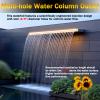 LZMZMQ Stainless Steel Pond Waterfall Spillway, 115 cm/45.3 in view 4
