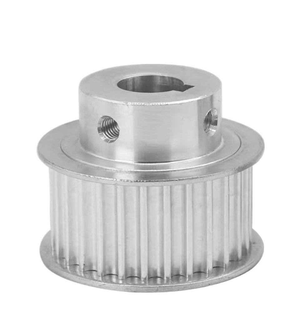 1pc XL22T Timing Pulley, 5–20 mm Bore, 5.08 mm Pitch, Aluminum, Trapezoidal Teeth, 10/15 mm Belt Width, 22 Teeth (19 × 6 × 2.8 mm)