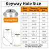 1pc XL22T Timing Pulley, 5–20 mm Bore, 5.08 mm Pitch, Aluminum, Trapezoidal Teeth, 10/15 mm Belt Width, 22 Teeth (19 × 6 × 2.8 mm) view 3