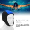 KIMISS Neoprene Hood for Men and Women, Thermal Swimming, Surfing and Diving Hood with UV Protection, Quick-Drying, Black and Blue view 3