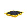 Heavy-Duty Spill Containment Pallet, Waterproof Plastic Drum Spill Tray, Forklift-Compatible, Leak Containment Basin (120 x 60 x 10 cm) view 2