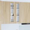 Refined Wall Cabinet Riga Sonoma Oak 60 x 31 x 100 cm Engineered Wood view 1