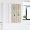 Refined Wall Cabinet Riga Sonoma Oak 60 x 31 x 100 cm Engineered Wood view 4