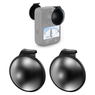NEEWER ND8 Filter Set for DJI Osmo 360 Only, 3-Stop Snap-On Optical Glass ND Filter with Screen Protector, 2-Pack